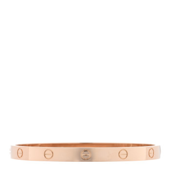 CARTIER 18K Pink Gold LOVE Bracelet 19
