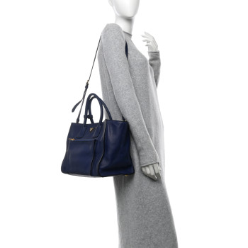 PRADA Vitello Daino Shopping Tote Inchiostro