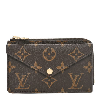 LOUIS VUITTON Monogram Recto Verso Card Holder Black