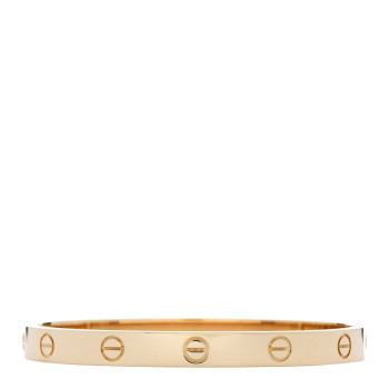 CARTIER 18K Yellow Gold LOVE Bracelet 17