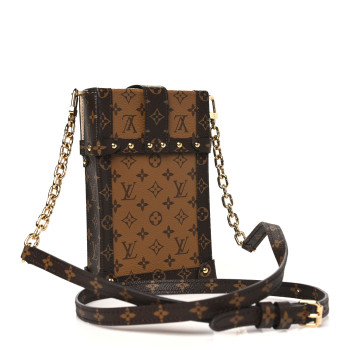 LOUIS VUITTON Reverse Monogram Pochette Trunk Verticale