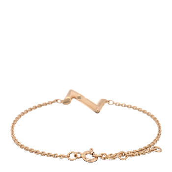 LOUIS VUITTON 18K Rose Gold Volt Upside Down Chain Bracelet