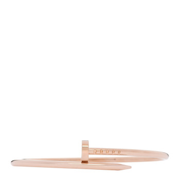 CARTIER 18K Pink Gold Small Juste Un Clou Bracelet 15