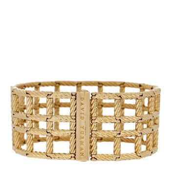 DAVID YURMAN 18K Yellow Gold Woven Link Bracelet