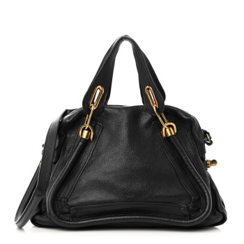 CHLOE Calfskin Medium Paraty Black