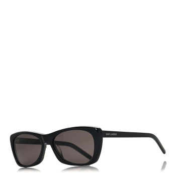 SAINT LAURENT Acetate Cat Eye Sunglasses SL 613 Black