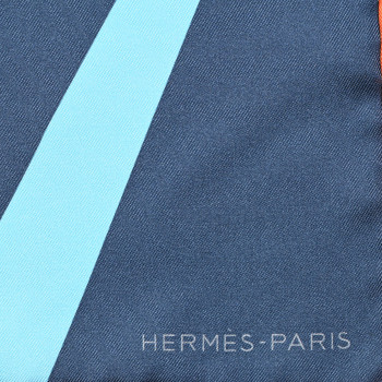 HERMES Silk Drive Me Crazy Double Face Scarf 90