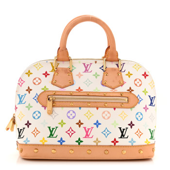 LOUIS VUITTON Monogram Multicolor Alma White