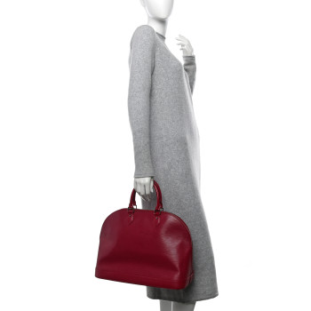 LOUIS VUITTON Epi Alma GM Fuchsia