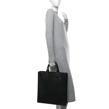 LOUIS VUITTON Epi Sac Plat GM Black LOUIS VUITTON Epi Sac Plat GM Black