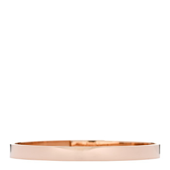 HERMES 18K Rose Gold Diamond PM Kelly Pave Bracelet ST