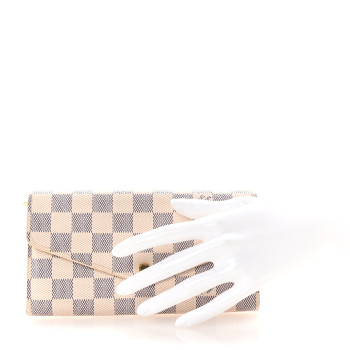 LOUIS VUITTON Damier Azur Sarah Wallet NM