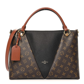LOUIS VUITTON Monogram V Tote MM Black