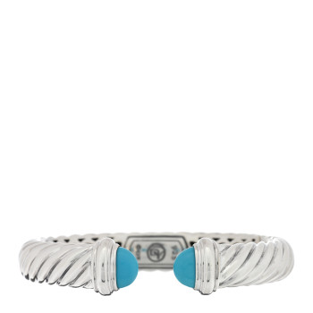 DAVID YURMAN Sterling Silver Turquoise 10mm Waverly Bracelet