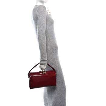 GUCCI Skipper Calf GG Soft Small Top Handle Ancora
