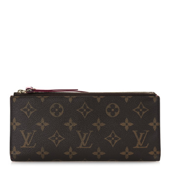 LOUIS VUITTON Monogram Adele Wallet Fuchsia