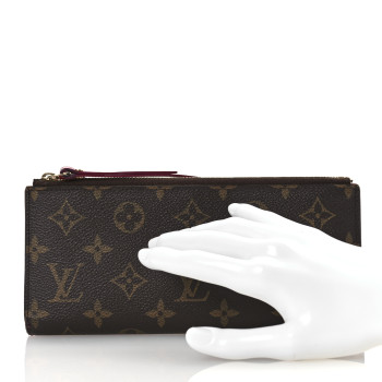 LOUIS VUITTON Monogram Adele Wallet Fuchsia