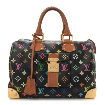 LOUIS VUITTON Monogram Multicolor Speedy 30 Black
