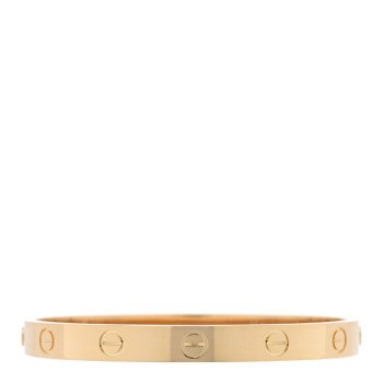CARTIER 18K Yellow Gold Love Bracelet 16