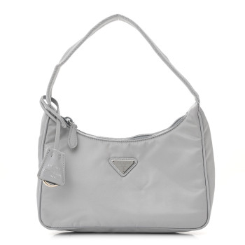 PRADA Tessuto Nylon Mini Re-Edition 2000 Bag Fiordaliso