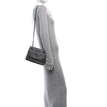 PRADA Nappa Triangle Stitched Small Spectrum Bag Marmo