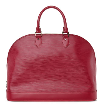 LOUIS VUITTON Epi Alma GM Fuchsia