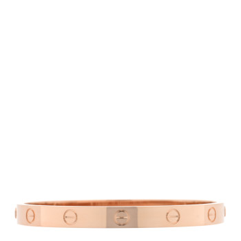 CARTIER 18K Pink Gold LOVE Bracelet 17