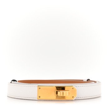 HERMES Epsom Kelly Belt White