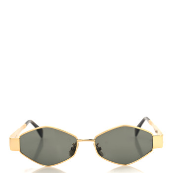 CELINE Metal Triomphe Sunglasses CL40254U Gold