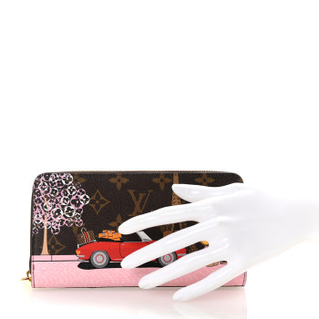 LOUIS VUITTON Monogram 2019 Christmas Animation Zippy Wallet