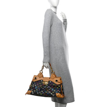 LOUIS VUITTON Monogram Multicolor Ursula Black