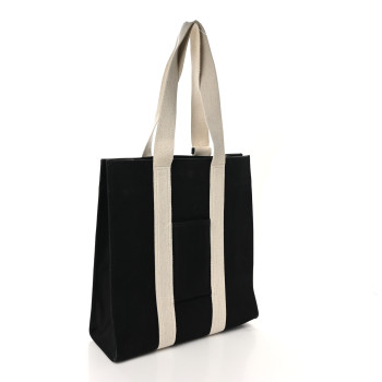 JACQUEMUS Cotton Canvas Le Cuerda Tote Black