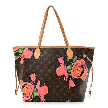 LOUIS VUITTON Monogram Roses Neverfull MM
