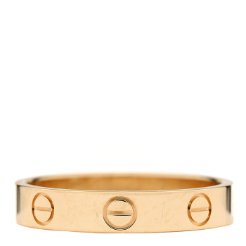 CARTIER 18K Yellow Gold 3.5mm LOVE Wedding Band Ring 54 7