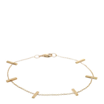 JENNIFER MEYER 18K Yellow Gold Cross Bar Bracelet