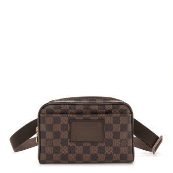 LOUIS VUITTON Damier Ebene Brooklyn Bum Bag