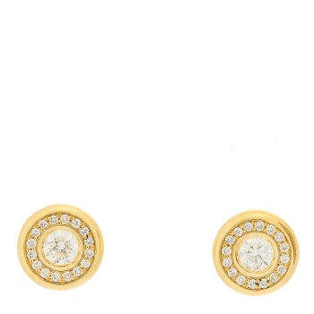 ROBERTO COIN 18K Yellow Gold Diamond .56ctw Stud Earrings