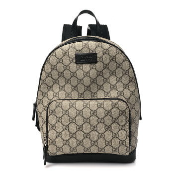 GUCCI GG Supreme Monogram Small Eden Day Backpack Black