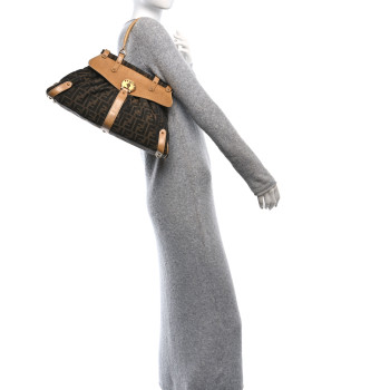 FENDI Zucca Medium Magic Bag Tobacco Beige