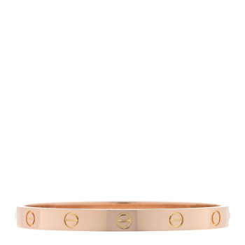 CARTIER 18K Yellow Gold LOVE Bracelet 17