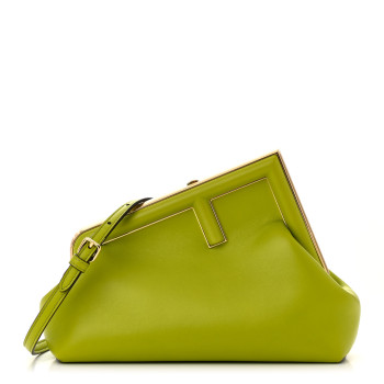 FENDI Shiny Nappa Small Fendi First Wasabi