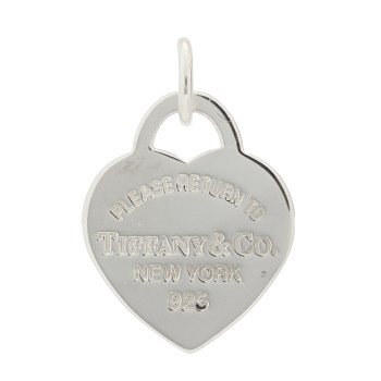 TIFFANY Sterling Silver Return To Tiffany Heart Tag Char,