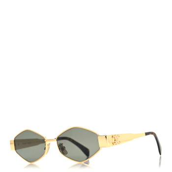 CELINE Metal Triomphe Sunglasses CL40254U Gold