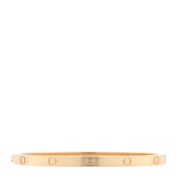 CARTIER 18K Yellow Gold Small LOVE Bracelet 15