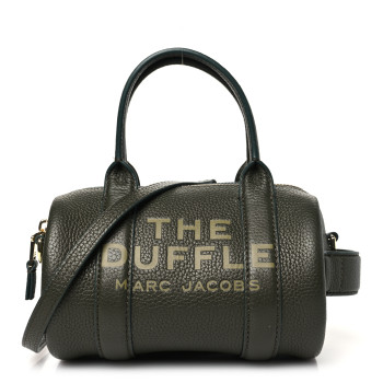 MARC JACOBS Calfskin The Mini Duffle Bag Forest Green