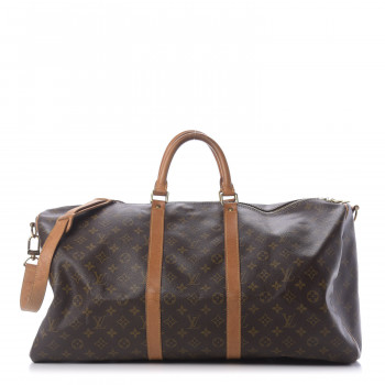 LOUIS VUITTON Monogram Keepall Bandouliere 55