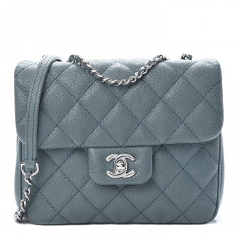 CHANEL Caviar Quilted Small Urban Companion Flap Blue