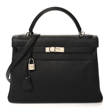 HERMES Togo Kelly Retourne 32 Black HERMES Togo Kelly Retourne 32 Black