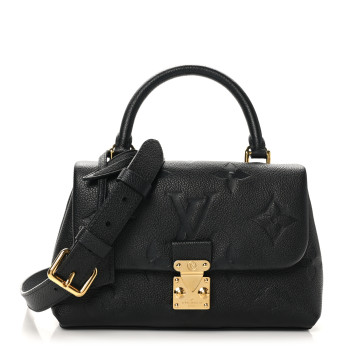 LOUIS VUITTON Empreinte Monogram Giant Madeleine BB Black
