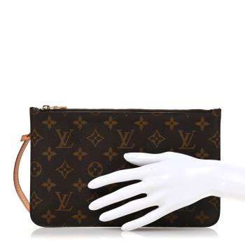 LOUIS VUITTON Monogram Neverfull MM GM Pochette